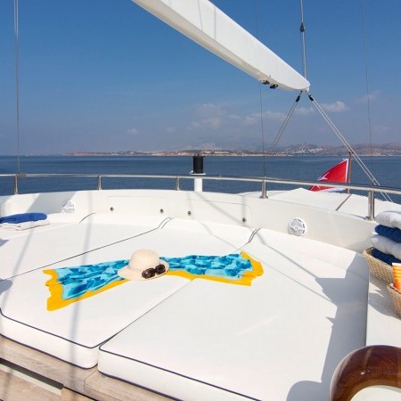 Xasteria yacht deck