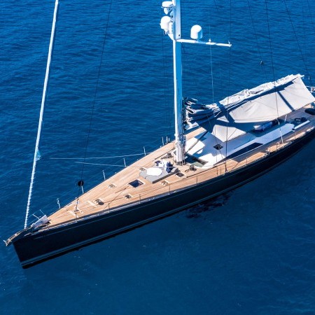 aerial view of YCH2 yacht