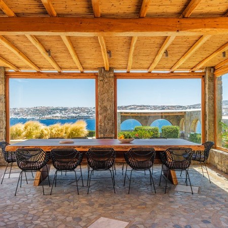 alfresco dining area