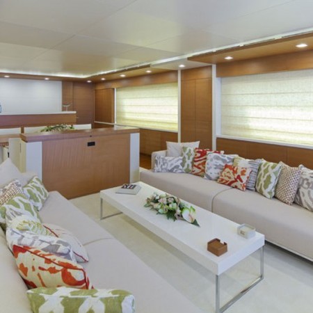 kintaro yacht living area