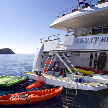 let it be yacht water toys and platform