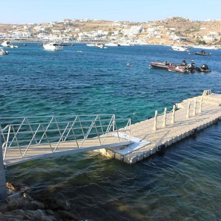 the jetty of the property