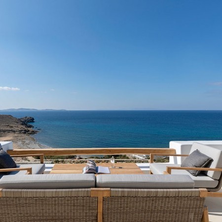 mykonos luxury villa with sea view