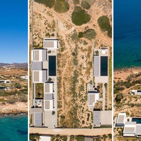 villas in Paros close to the sea