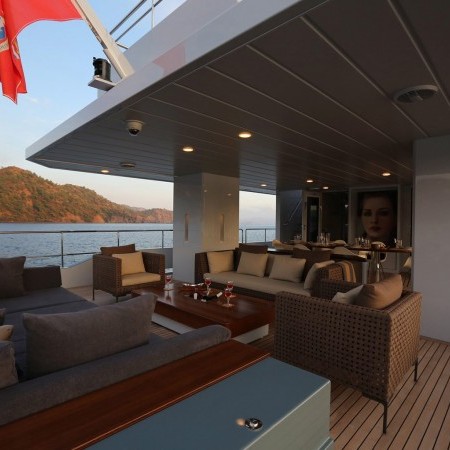 Only Now superyacht lounge