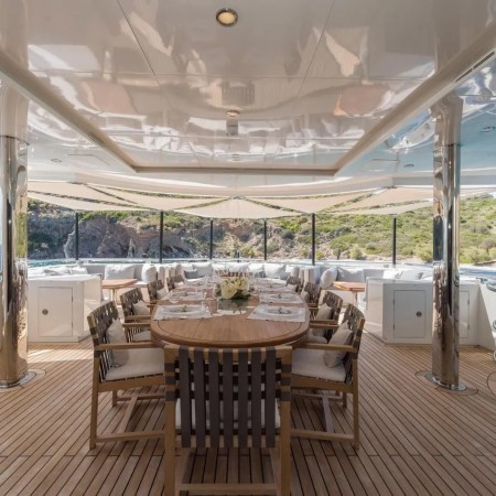 alfresco dining area