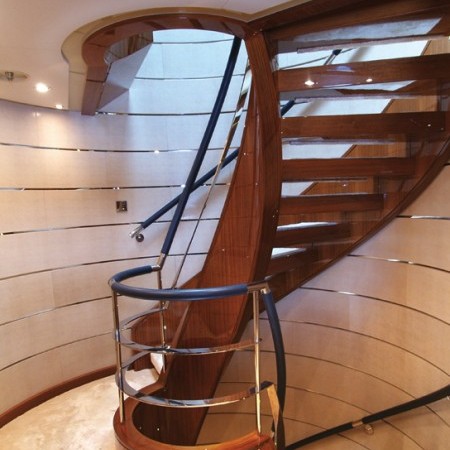 yacht stairs