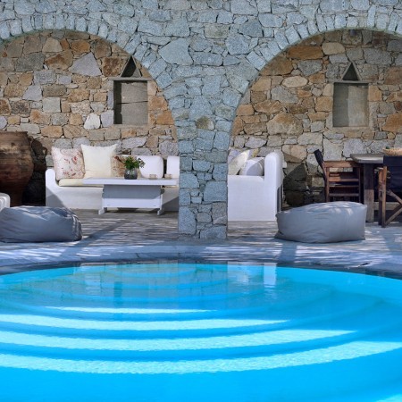 pool area of villa Medusa