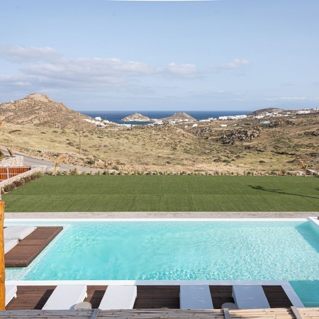 pool and view at villa Agape Two