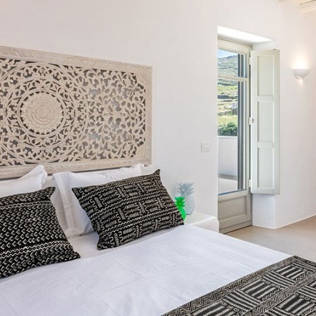 bedroom on villa Augsta