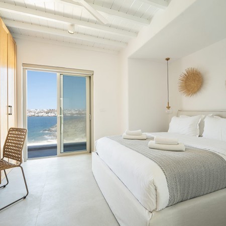 Mykonos villa Chrissi double bedroom