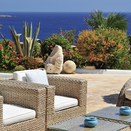 mykonos villa with sea view