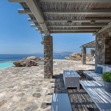villa with private beach Mykonos