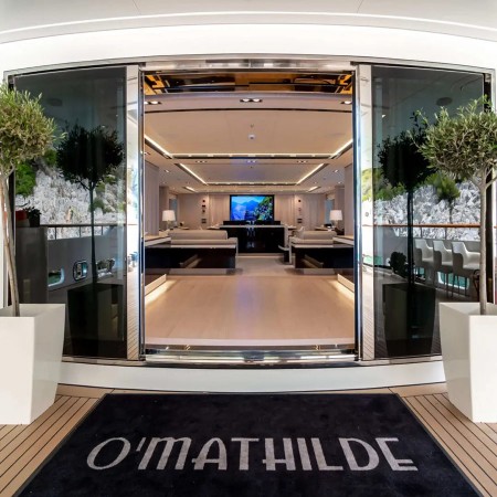 O'Mathilde superyacht interior entrance