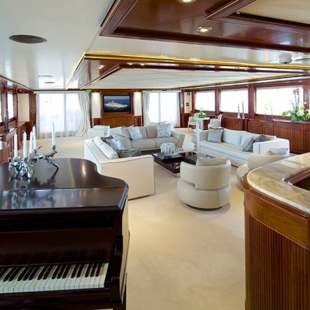 Omega main salon yacht
