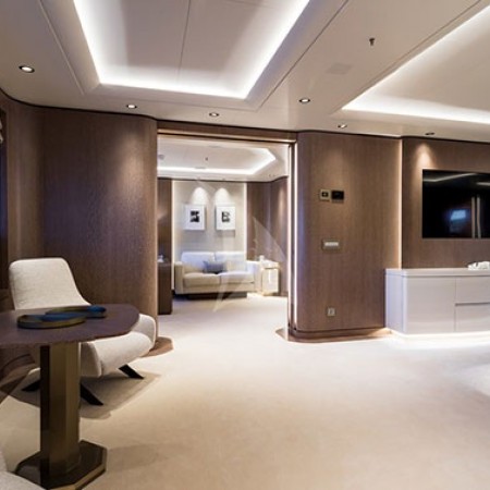 luxurious interior of the vessel