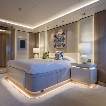 double stateroom on the yacht
