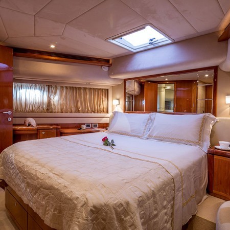 one of the double cabins of Piola yacht