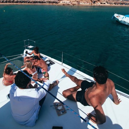 daily catamaran charter Mykonos