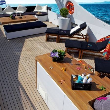 Tropicana super yacht deck