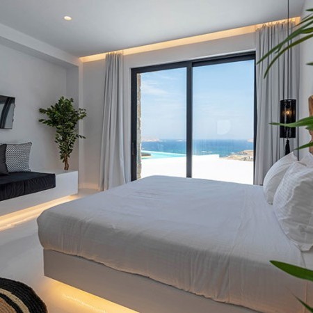 one of the property's luxurious bedrooms