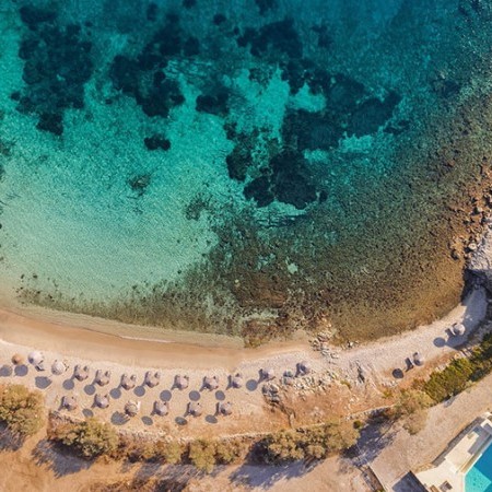 villa with beach access in Mykonos