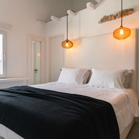 double bedroom at villa Manon Mykonos