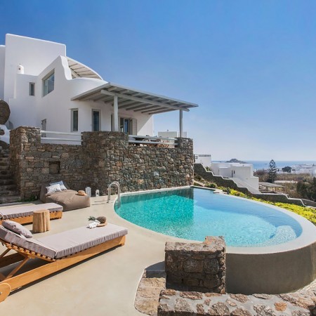 villa in Mykonos with walking distance to beach
