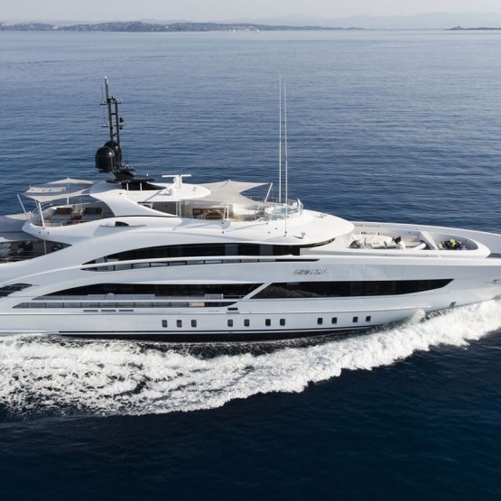 Arkadia super yacht charter by Heesen yachts