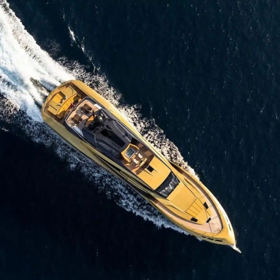 Khalilah yacht aerial view