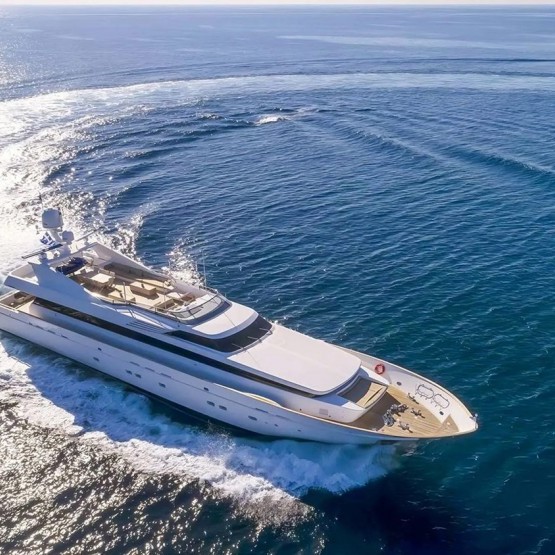 Mabrouk yacht aerial view