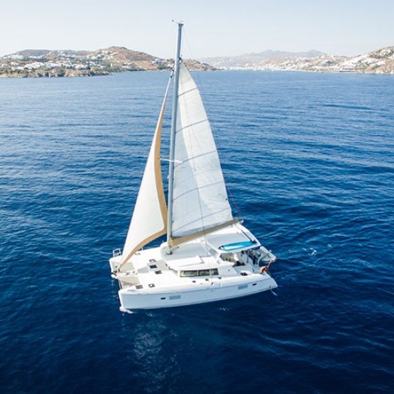 sailing catamaran charter Mykonos